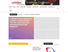 Tablet Screenshot of exhibitionshowcase.com